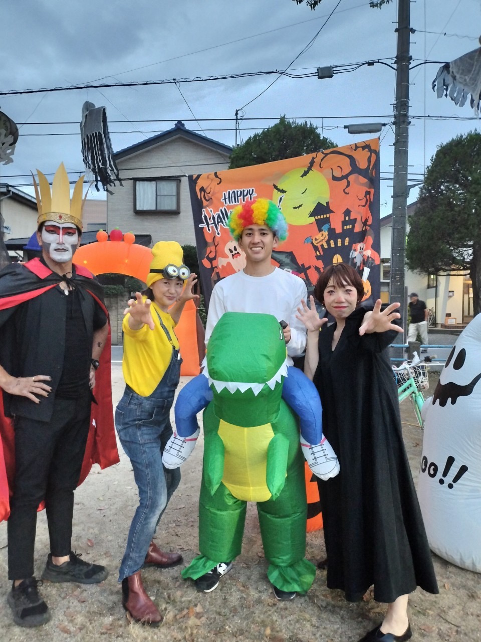 ハロウィン仮装の集合写真1